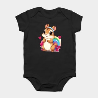 Love Squirrel Baby Bodysuit